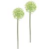Flair Flower Fiore artificiale Allium, fiore a sfera, fiore singolo, fiore artificiale, decorazione per bouquet di fiori artificiali e bouquet, fiori decorativi