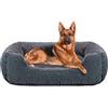 FURTIME Cuccia Cane Interno Taglia Grande, Cuccia per Cani XXL Lavabile, Antiscivolo Cuscino per Cani Antiansia Letto Cane, 89x63x23cm