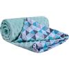 Medi Partners Coperta per Neonata Copertina Neonato per lettino - 100% Cotone 75x100cm naturale Blanket Neonati Invernale Estate Bifacciale Carrozzina Bambino (Triangoli alla menta Minky)