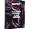 COMIX - Diario Mini Giornaliero 16 Mesi, Diario Scuola 2024-2025 per Ragazzi e Ragazze, con Copertina Rigida, Ideale per la Scuola Superiore, 11x15.3h cm, Neroù