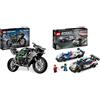 LEGO Technic Motocicletta Kawasaki Ninja H2R, Giochi per Bambini e Bambine da 10 Anni & Speed Champions Auto da Corsa BMW M4 GT3 e BMW M Hybrid V8, Macchine Giocattolo