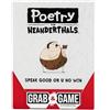 Exploding Kittens - Poetry For Neanderthals Grab & Game - Laugh-Out-Loud Card Games for Families & Party Games Ages 7+ - 60 Cards, 200+ Words, Single-Syllable Guessing Fun for Parties & Groups