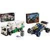 LEGO Technic Camion della Spazzatura Mack LR Electric, Veicolo Giocattolo & Technic Buggy da Corsa, Macchina Giocattolo per Bambini, Bambine, Ragazzi e Ragazze da 8 Anni