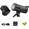 Godox SK400IIV 400Ws Strobe Studio Flash + Godox X3-O Trigger per fotocamere Olympus/Panasonic, GN65 5600K 2.4G con lampada pilota LED Bowens Mount Monolight Portrait ecc.
