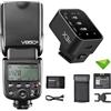 Godox V850II V850 Flash + Godox X3-F Flash Trigger per Fuji Fujifilm, GN60 2.4G 1/8000s HSS 650 Flash a piena potenza Speedlight per fotocamera Speedlite (NO TTL)