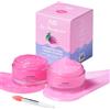 ANAI RUI ANAiRUi Set Di Scrub e Balsamo Per Labbra, Maschera Tonica Per Labbra Notturne Bakuchiol & All'Uva, Scrub Esfoliante Allo Zucchero Per Riparare Le Labbra Secche, Screpolate e Sfaldate