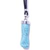 NILUXE DESIGN Pendente pietra mano figa - Collana pugno pietra naturale zamak placcato in argento - Pendente uomo donna pietra energetica curativa protezione - Amuleto di protezione (Turchese)