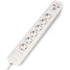 FeinTech MD000632 Ciabatta multipresa con 6 prese e USB ricarica veloce, sovratensione protezione