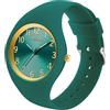 findtime Orologio da donna impermeabile con quadrante grande e cinturino in morbido silicone, orologio da infermiera, orologio analogico alla moda di seconda mano, bianco, nero, rosa, verde, blu,