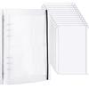 YEYIT money binder italiano con 1pezzi Copertine Raccoglitori 12 pezzi 6 Fori Raccoglitore，raccoglitore ad anelli a5 Budget planner budget binder