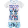 Disney Stitch T-Shirt e Pantaloncini per Ragazze, Pigiama in Morbido Cotone Set Estivo da 2 Pezzi con Stitch 'Mood' per Bambina, Taglia 12 Anni | Blu