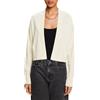 ESPRIT 044ee1i316 Maglione Cardigan, 296 Cream Beige 2, M Donna