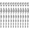 TaimeiMao Repellente per Uccelli Riflettente,12 Pezzi Spirale Riflettente,Dissuasore per Allontanare i Piccioni,Spaventapasseri Riflettente,Riflettente Argento Spirale per Balcone Finestra Giardino