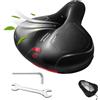 Hmseng Sella Bici Comoda, Sella per Bicicletta, Sellino Bici Morbido per Bicicletta da Urbana Montagna MTB E-Bike Spinning