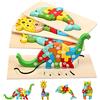 KMTJT Puzzle Bambini 1 2 3 Anni, Educativi Giochi Bambini Giocattoli Bambino Gioco Bambina, Giochi Montessori 1 Anno 2 3 Anni Regalo Natale