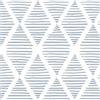Okydoky Moderna carta da parati a righe da rimuovere e incollare, colore blu e bianco, 44 cm x 1000 cm, geometrica, autoadesiva, rimovibile, decorativa, in vinile, 8202-BU-10.DE