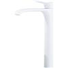 Kelelife Rubinetto da bagno bianco cascata rubinetto da bagno alto miscelatore monocomando in ottone