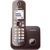 Panasonic KX-TG6811 - Telefono, colore marrone