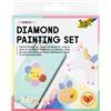folia 31802 - Set di pittura a diamante RAINBOW, adesivi con motivi arcobaleno e accessori, set per disegnare adesivi con pietre glitterate