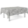 ECOMMERC3 | Tovaglia in tela cerata dimensioni 220x140 cm repellente macchie - Tovaglia in tela cerata color SIL GRIGIO 100% Made in Spain - Non trasferisce liquidi