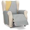ECOMMERC3 | Fodera per poltrona 1 posto/Relax Comfort massimo e vestibilità completa - Fodera per poltrona 1 posto e poltrona relax colore senape/perla