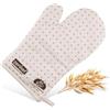 Zenker Guanto da forno resistente ad alte temperature fino a 250°, in Cotone eco-friendly, lavabile in lavatrice a 30°, tonalità natural, taglia unica