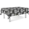 ECOMMERC3 | Tovaglia in tela cerata dimensioni 220x140 cm repellente macchie - Tovaglia in tela cerata color LENS NERO 100% Made in Spain - Non trasferisce liquidi