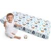 Medi Partners Lenzuola Lettino Neonato 60x120-100% Cotone Lenzuolo con Angoli Culla Coprimaterasso fitted Materassino Sheet Letto Bambino Lenzuolino (Boho Animals)