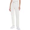 Tommy Hilfiger Classic Straight HW WW0WW40642 Pantaloni di Jeans, Bianco (Ecru), 27W / 32L Donna