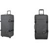 EASTPAK TRANVERZ L Valigia, 27 L - Black Denim (Grigio) & TRANVERZ M Valigia, 27 L - Black Denim (Grigio)
