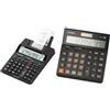Casio Hr-150Rce Calcolatrice Scrivente Portatile, A 12 Cifre, Stampa 2 Righe A Secondo & DH-12BK calcolatrice da tavolo - Display a 12 cifre, selettore di arrotondamento, gran totale