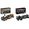 LEGO Technic Mercedes-AMG F1 W14 E Performance Pull-Back & Speed Champions Monoposto da Corsa McLaren Formula 1 2023, Macchina Giocattolo F1