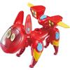 AlphaToys Petronix Defenders Transformable Pup-E Modo Max, figura di gioco per bambini alta circa 12 cm, cane robot trasformabile con ali pieghevoli