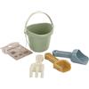 Miniland Eco Baby Sand Set Cool - Gioco da Spiaggia per Bambini con Diversi Strumenti per Giocare nella Sabbia