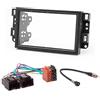 CARAV 09-003 - 6 di 14 mascherina per autoradio Doppio DIN auto Radio Incasso Set
