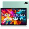 DOOGEE U10 Tablet 10 Pollici, 9GB RAM+128GB ROM/TF 1TB Tablet Android 13, Tablet in Offerta Bluetooth 5.0 | WiFi-6 | 5060mAh | 1280 * 800 | 5MP+8MP | Widevine L1 | TUV Luce Blu Bassa