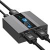 VEDINDUST 8K60Hz Splitter HDMI 4K120Hz Sdoppiatore 1 Ingresso 2 Uscite for Dual Monitors Supporto HDCP 2.3 EDID HDR10 PC TV XBox DVD PS5 PS4 ecc