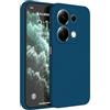 Topme Cover per Redmi Note 13 Pro 4G / POCO M6 Pro 4G (6.67 Inches) Custodia Case, Protezione Della Pelle Della Custodia in Silicone Tpu - Blu zaffiro