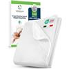 Sensalou Coprimaterasso Impermeabile 200x200 cm per Incontinenza - Traspirante e Antiacaro fino a 30 cm di Altezza - Per Letto Matrimoniale o Boxspring