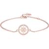 GAVU Bracciale Donna Argento 925 Rosa dei Venti Regalo per Fidanzata, Bracciale Donna in Oro Rosa