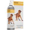 maxxipaws maxxiomega - Olio per Cani con Pratico Erogatore - Pelle Sana e Pelo Lucido - Omega 3 6 e 9 insieme a Vitamina A D E e Biotina - Non Odora di Pesce - Integratore Liquido per Cani 296 ml