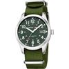 GOLDEN HOUR Orologio da Uomo con Cinturino Slip-thru in Nylon con ora Militare Quadrante di Facile Lettura Lancette luminose Display 12/24 ore Orologi Sportivi Digitali Impermeabili
