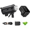 Godox DP400III Flash stroboscopico da 400 W + trigger X3-S per Sony GN87 0,1-1 S Tempo di riciclo, durata flash 1/2000-1/800 s, sistema 2,4 G X CCT 5600 ± 200 K Bowens Mount Monoluce