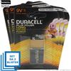 DURACELL BATTERIE 9V PLUS POWER TRANSITOR PILE ALCALINE - SET 2 BLISTER PER UN TOTALE DI 2 BATTERIE