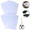 KARELLS 10 Fogli Carta Adesiva Stampabile Trasparente, Fogli A4 Adesivi Stampabili, Adesivi A4 Stampabili, Carta Adesiva da Stampare, Vinile Stampabile Carta, per Stampanti Laser E A Getto D'Inchiostro