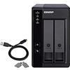 QNAP TR-002 2 Bay Desktop NAS Expansion - Optional Use as a Direct-Attached Storage Device
