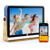 KODAK Cornice Digitale 10 Pollici, WiFi Cornice Elettronica con Batteria, Memoria 32GB, Display Foto/Video in Modalità Multimediale, Meteo/Geolocalizzato/Calendario con Aggiornamento Automatico, Blu