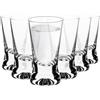 KROSNO bicchieri da vodka X-Line | set da 6 | 25 ML | collezione X-Line | ideali per la casa, i ristoranti e i ricevimenti | lavabili in lavastoviglie