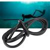 BOROCO Imbracatura Tubo per Pesca Subacquea, 1m/2m/3m/5m Fucile Subacqueo Lattice Naturale Elastico Imbracatura Pesca Subacquea Tubo Elastico in Lattice per la Caccia all'Aperto Esercizio di Fitness(1 m)