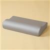 Zhiyuan Federa in Cotone 100% per Cuscino Contorno, Cuscino Memory Foam, Cuscino cervicale 30 x 50 cm, Grigio Chiaro